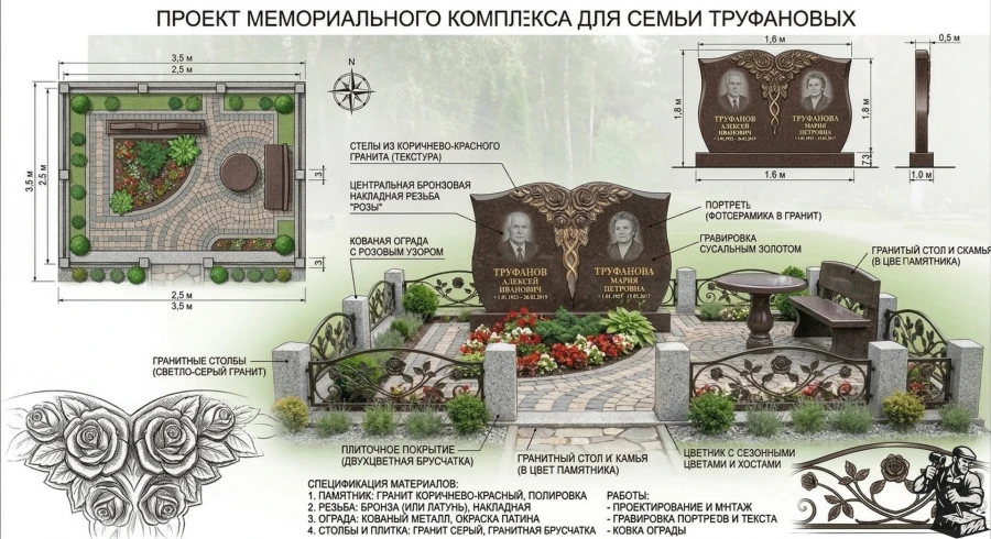 pamyatnik-iz-chernogo-granita-smirnov