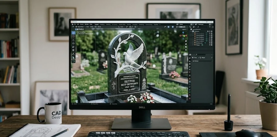 3d-vizualizatsiya-pamyatnika-s-golubem